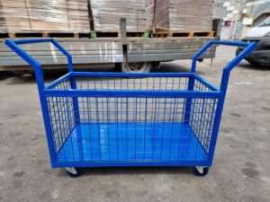 עגלת רשת לשינוע עם 2 ידיות